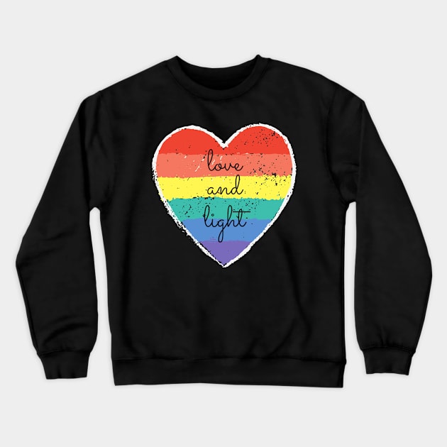 Love and Light Crewneck Sweatshirt by Grace's Grove Audio